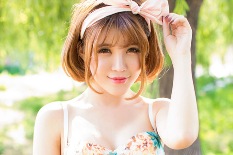 清纯美女令孜昕Alin(金奕希baby)户外养眼外拍图片,短发模特令孜昕Alinn私房高清福利图